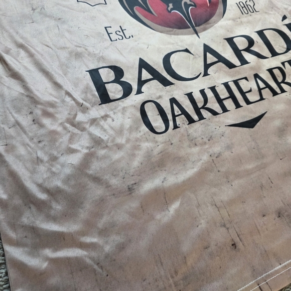 Bacardi Silky Distressed Looking Short Sleeve Men's Tee 4XL X79 - Picture 5 of 6